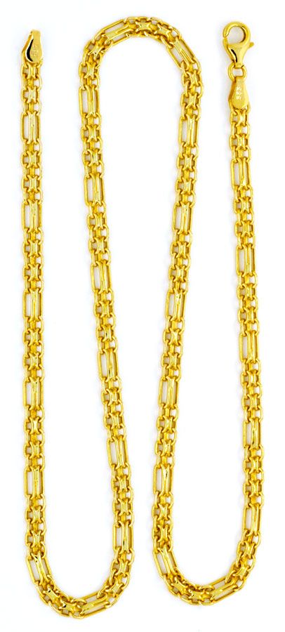 Foto 5 - Goldkette und Goldarmband Doppel Anker Figaro, K2121